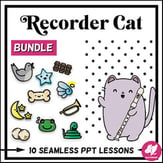 Recorder Cat: Recorder Lesson Bundle Digital Resources